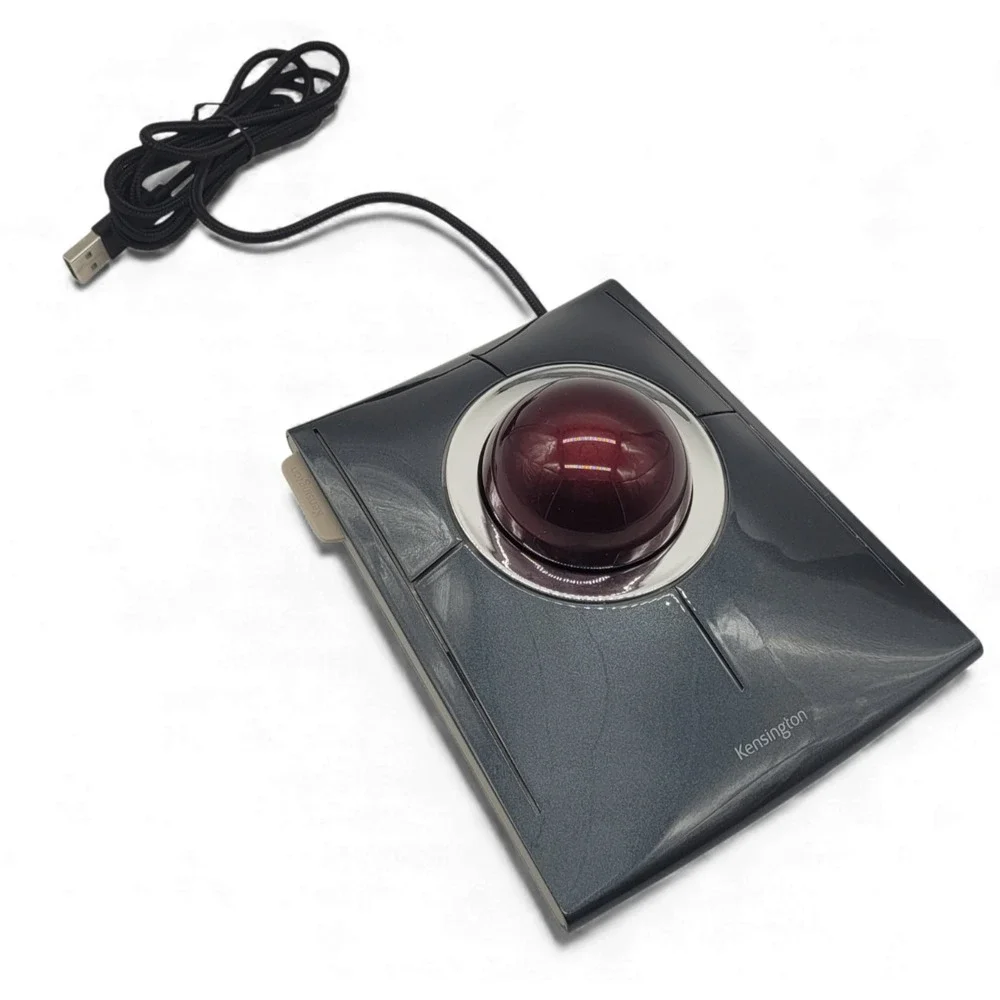 Kensington SlimBlade Trackball Mouse K72327U Wired USB Ergonomic‎ Design – Black